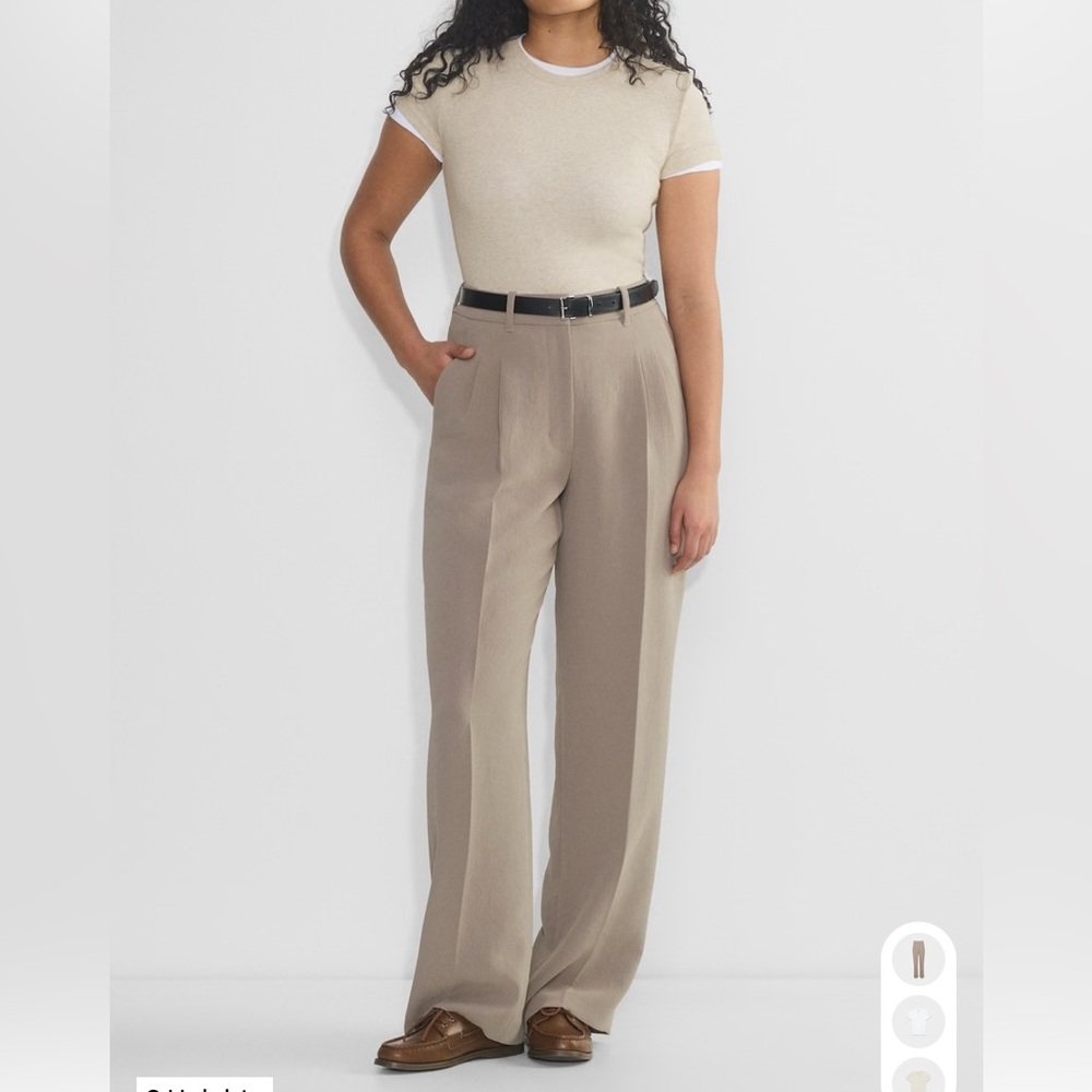Aritzia Effortless Pants Curve Fit